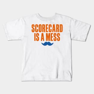 Keith Hernandez New York M Scorecard Is A Mess Kids T-Shirt